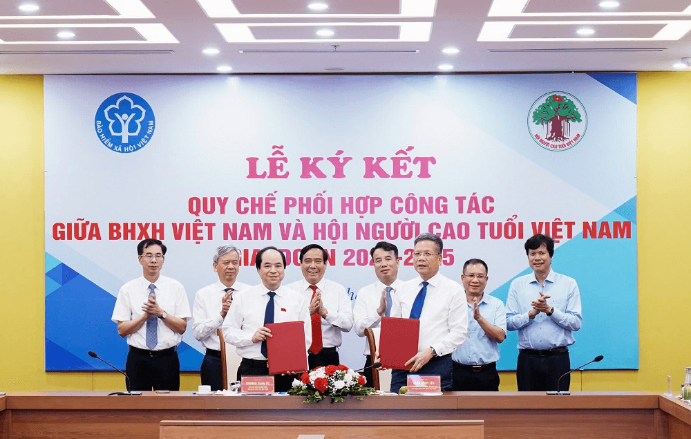 Ký kết phối hợp công tác giữa Bảo hiểm xã hội Việt Nam và Hội Người cao tuổi Việt Nam