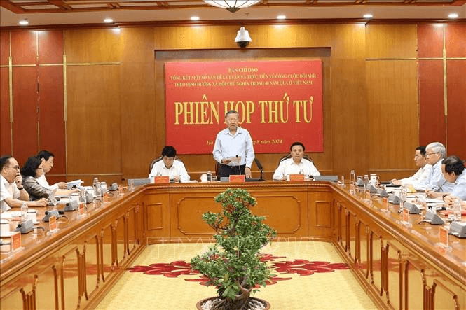 Tổng Bí thư, Chủ tịch nước Tô Lâm chủ trì Phiên họp thứ tư Ban Chỉ đạo Tổng kết 40 năm Đổi mới