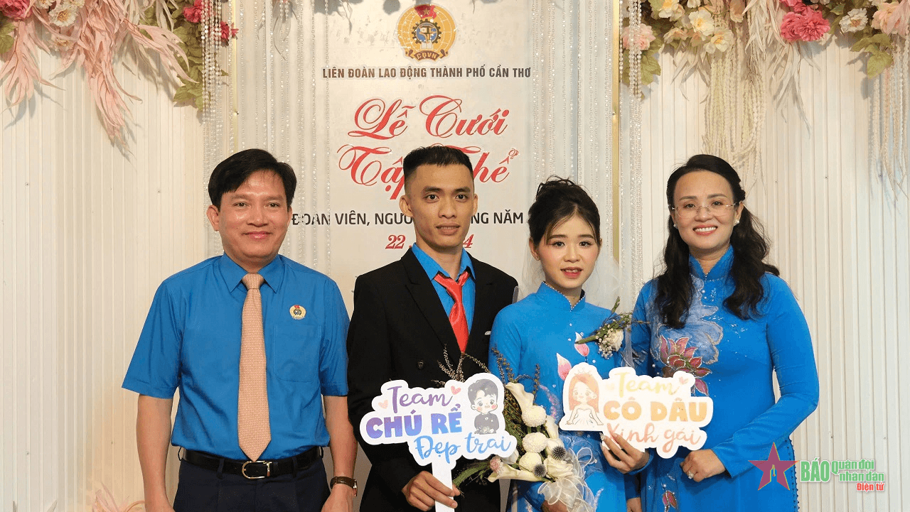 Lễ cưới tập thể cho các cặp đôi tại Cần Thơ