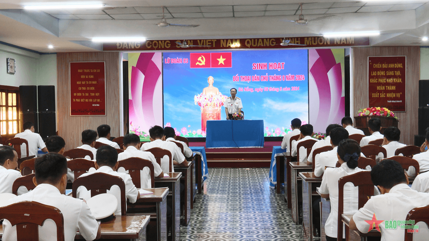 Lữ đoàn Công binh 83 Hải quân: Đối thoại dân chủ - chìa khóa xây dựng đoàn kết