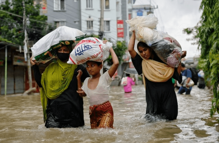Lũ lụt gây hậu quả nghiêm trọng tại Bangladesh
