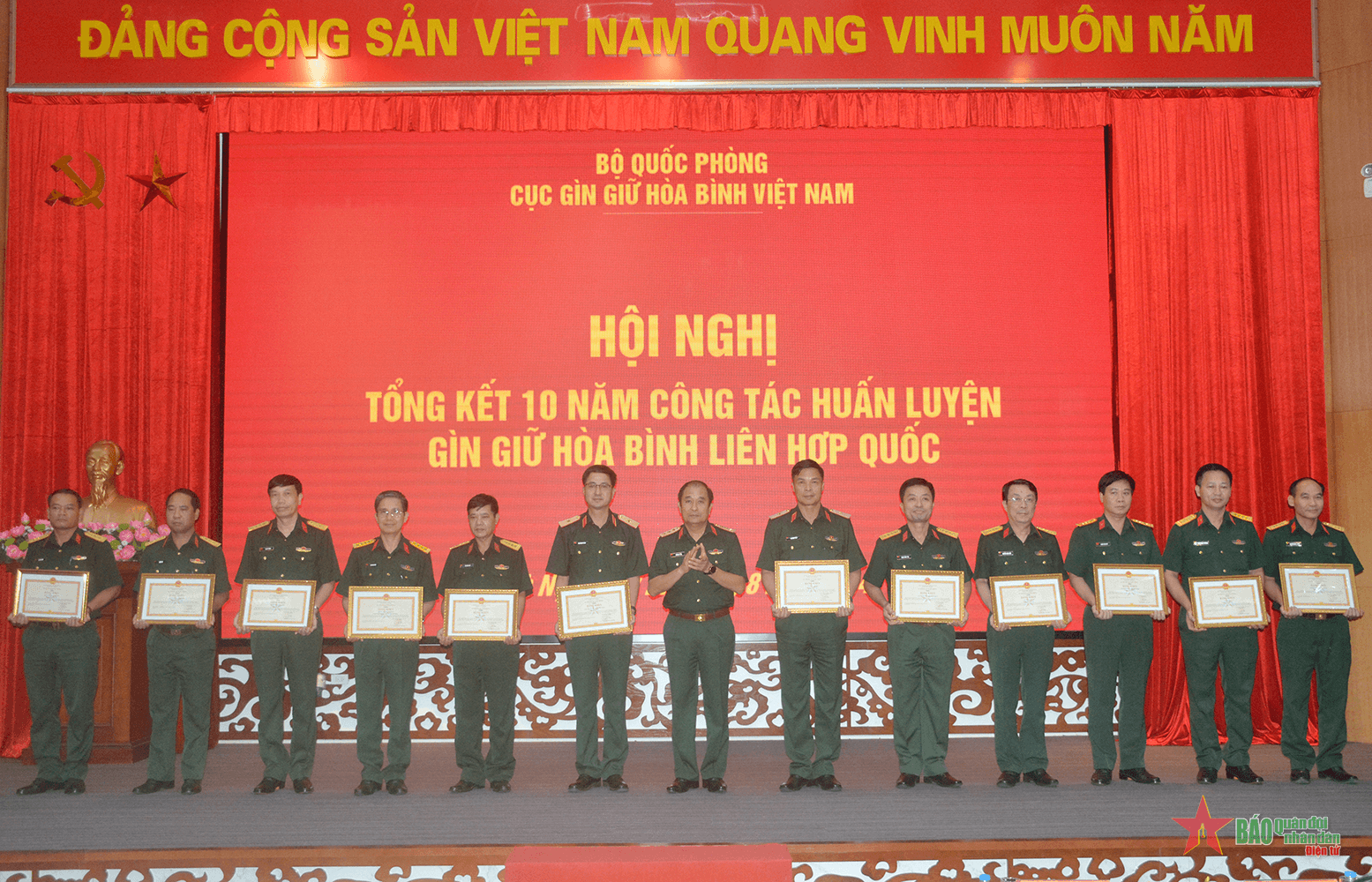Tổng kết 10 năm công tác huấn luyện gìn giữ hòa bình Liên hợp quốc