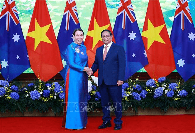 Thủ tướng Phạm Minh Chính hội kiến Chủ tịch Thượng viện Australia