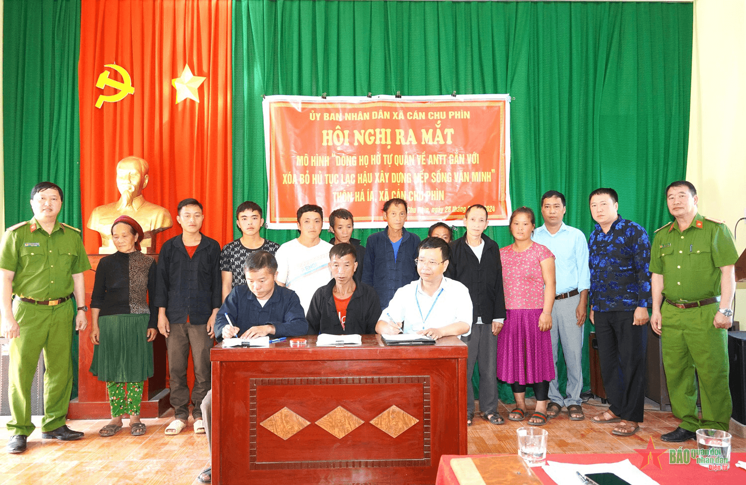 Ra mắt mô hình dòng họ tự quản về an ninh trật tự gắn với xóa bỏ hủ tục lạc hậu