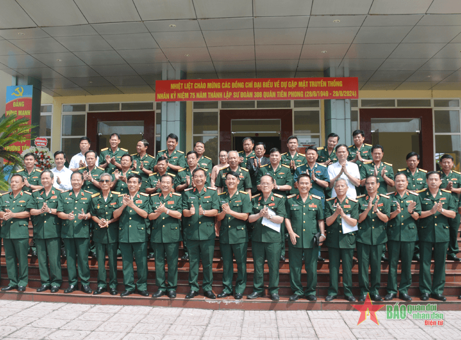 Sư đoàn 308, Quân đoàn 12 gặp mặt kỷ niệm 75 năm thành lập