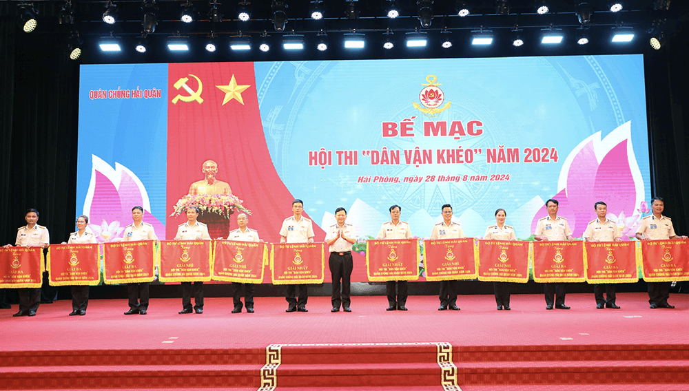 Bế mạc Hội thi Dân vận khéo Quân chủng Hải quân năm 2024