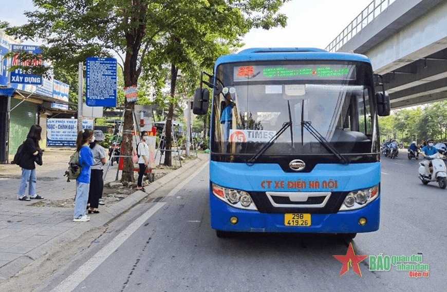 Xe buýt Hà Nội sẽ đáp ứng 9.000 lượt xe/ngày trong dịp nghỉ Lễ Quốc khánh