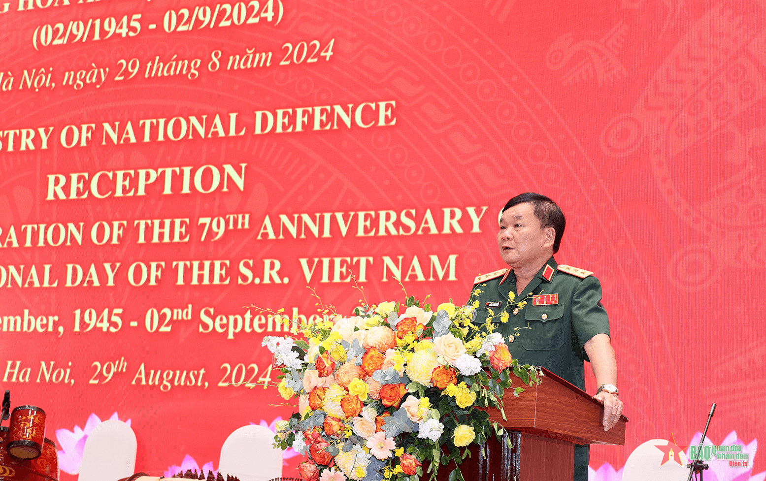 Bộ Quốc phòng chiêu đãi kỷ niệm 79 năm Quốc khánh nước Cộng hòa xã hội chủ nghĩa Việt Nam