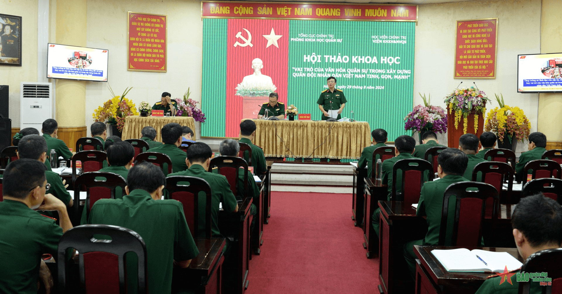 Văn hóa quân sự là nền tảng tinh thần, động lực quan trọng để xây dựng Quân đội tinh, gọn, mạnh