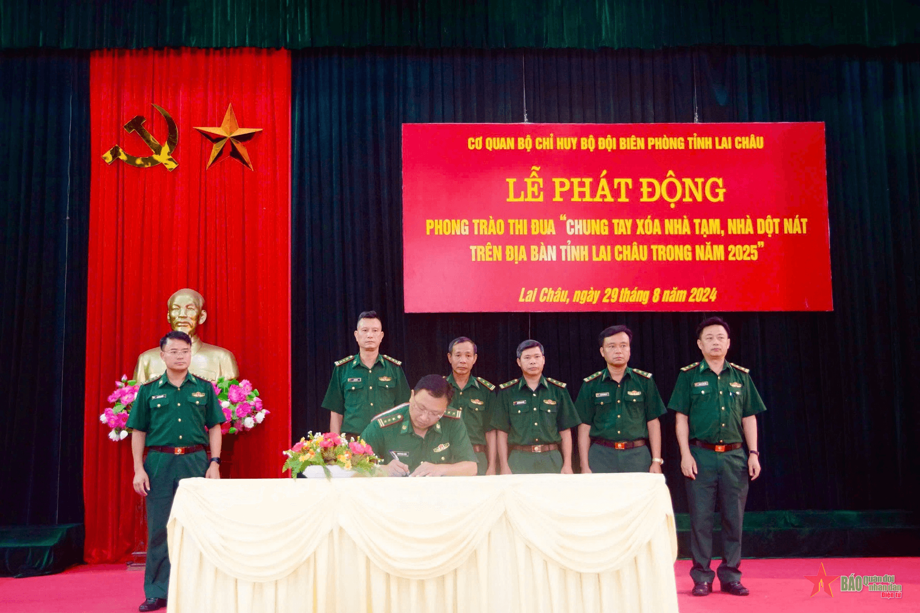 Bộ đội Biên phòng tỉnh Lai Châu phát động thi đua “chung tay xóa nhà tạm, nhà dột nát trên địa bàn trong năm 2025”