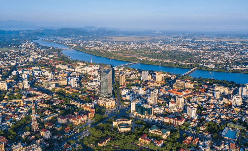 Khu vực tỉnh Thừa Thiên Huế dự kiến thành lập thành phố trực thuộc Trung ương đạt tiêu chí đô thị loại I