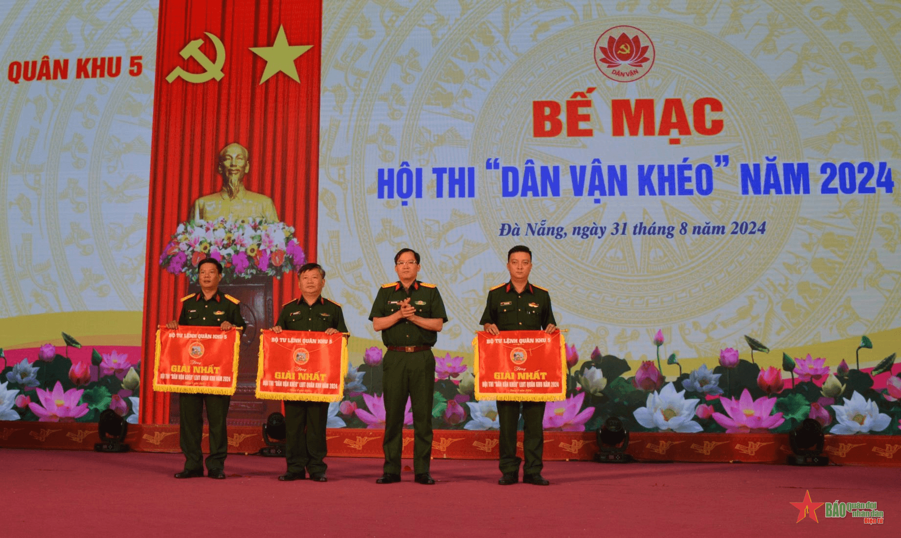 Quân khu 5 bế mạc Hội thi “Dân vận khéo” năm 2024