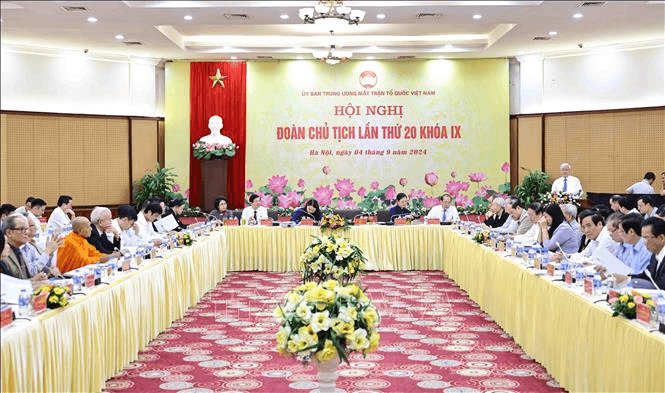 Hội nghị Đoàn Chủ tịch Ủy ban Trung ương Mặt trận Tổ quốc Việt Nam lần thứ 20