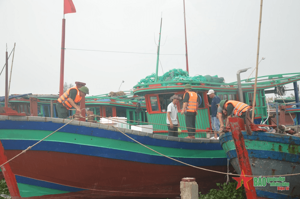 Bộ đội Biên phòng tỉnh Nam Định chủ động ứng phó với bão số 3