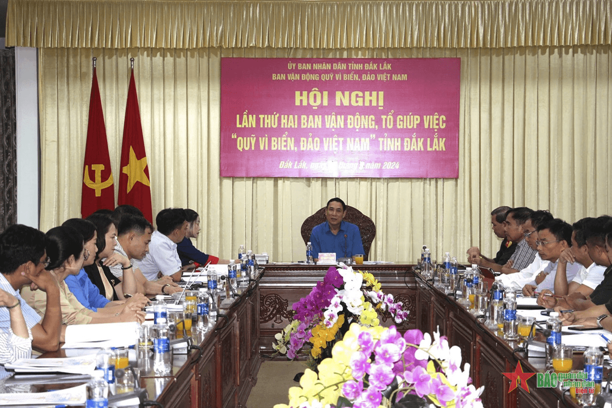 Ban Vận động “Quỹ vì biển, đảo Việt Nam” tỉnh Đắk Lắk quán triệt kế hoạch vận động, ủng hộ quỹ