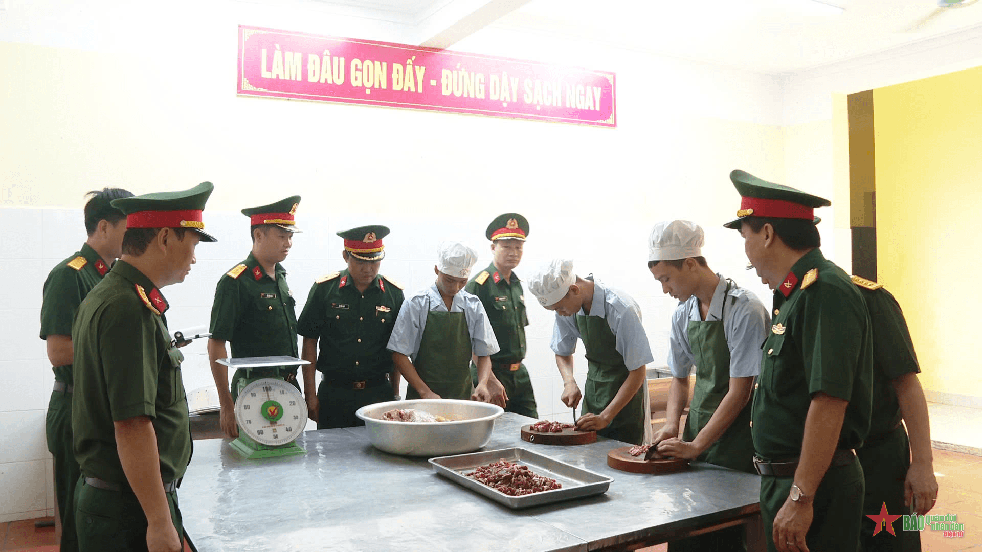 Ngành Quân nhu Quân đoàn 12 bảo đảm tốt đời sống cho bộ đội