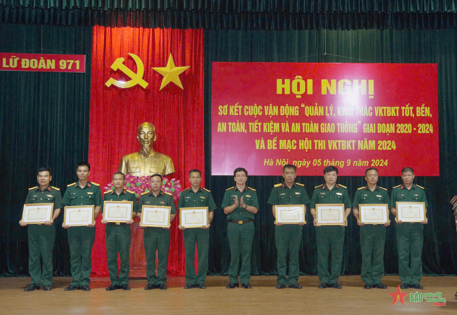 Lữ đoàn 971: Thực hiện tốt các mục tiêu của Cuộc vận động 50