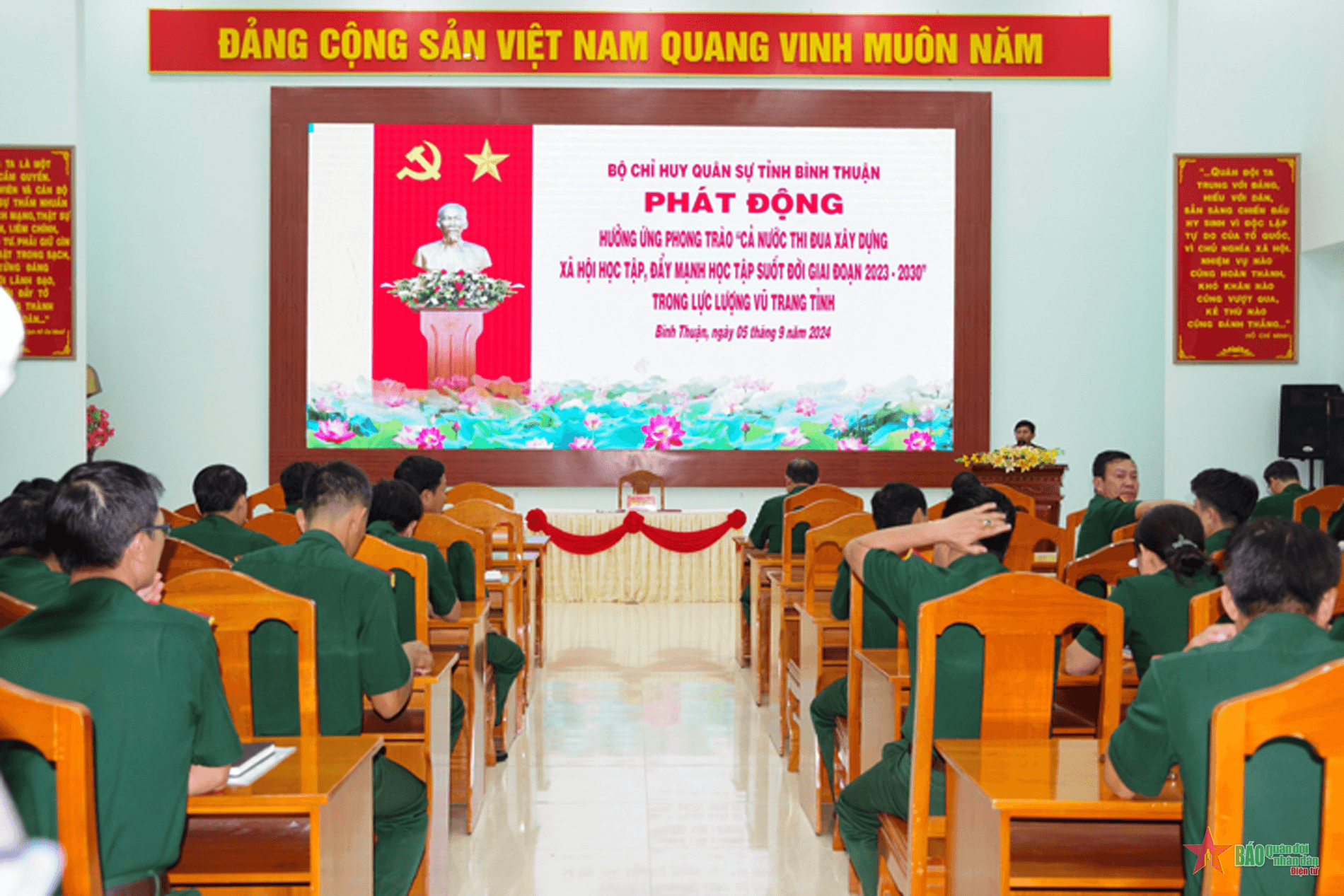 Bộ CHQS tỉnh Bình Thuận phát động phong trào “Chung tay xóa nhà tạm, nhà dột nát”