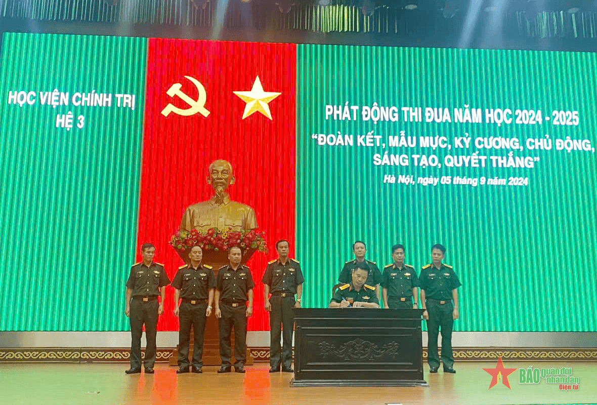 Hệ 3, Học viện Chính trị: Phấn đấu thi tốt nghiệp hơn 95% học viên đạt khá, giỏi