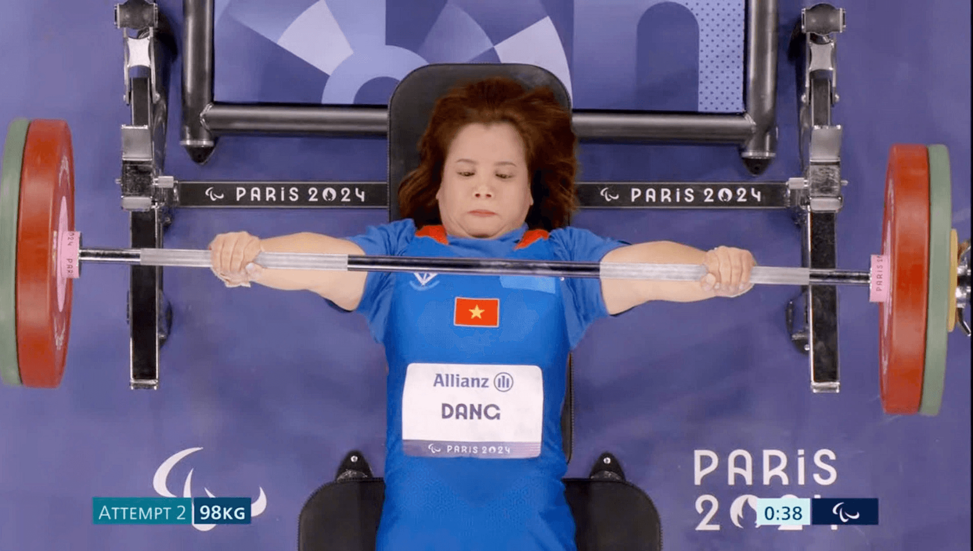 Paralympic Paris 2024: Lực sĩ Linh Phượng không thể tạo nên bất ngờ