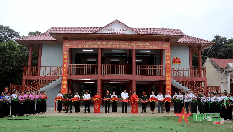 Tổng cục Kỹ thuật: Khánh thành, bàn giao Nhà sinh hoạt cộng đồng
