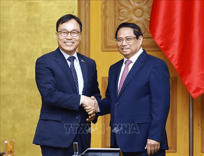 Thủ tướng Phạm Minh Chính: Việt Nam-Hàn Quốc hướng tới mục tiêu kim ngạch thương mại đạt 150 tỷ USD vào năm 2030