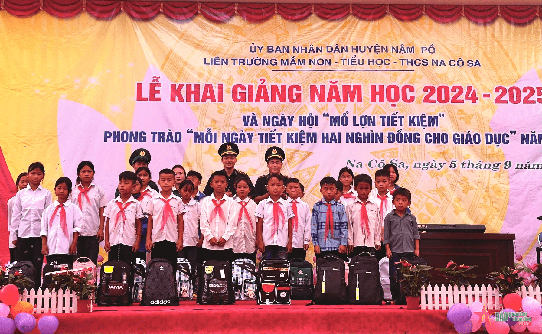 Đồn Biên phòng Na Cô Sa, Bộ đội Biên phòng tỉnh Điện Biên tiếp sức học sinh nghèo