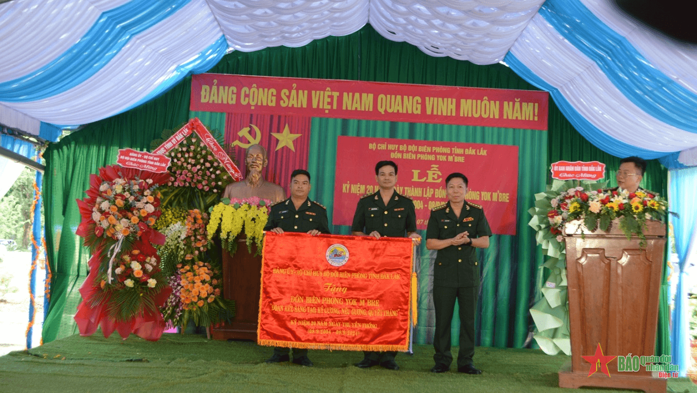 Đắk Lắk: Đồn Biên phòng Yok M’Bre kỷ niệm 20 năm thành lập