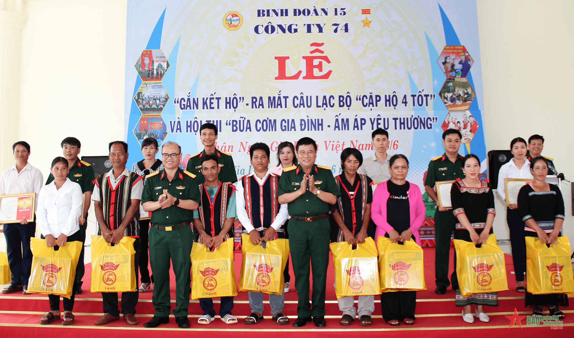 Công ty 74 sản xuất giỏi, dân vận khéo