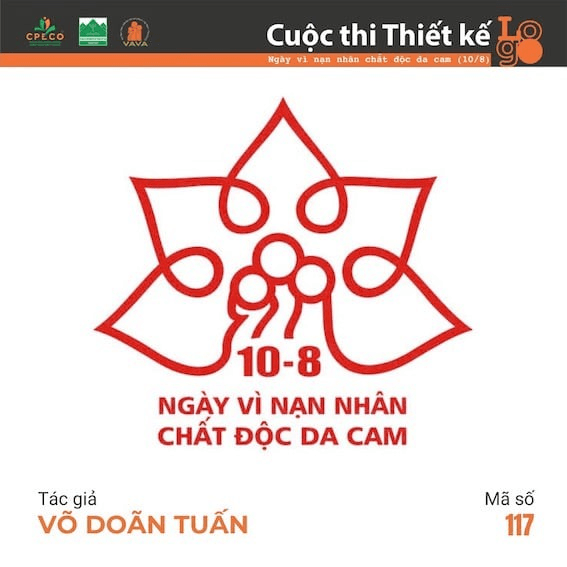 Tổng kết Cuộc thi thiết kế logo "Ngày Vì nạn nhân chất độc da cam (10-8)"
