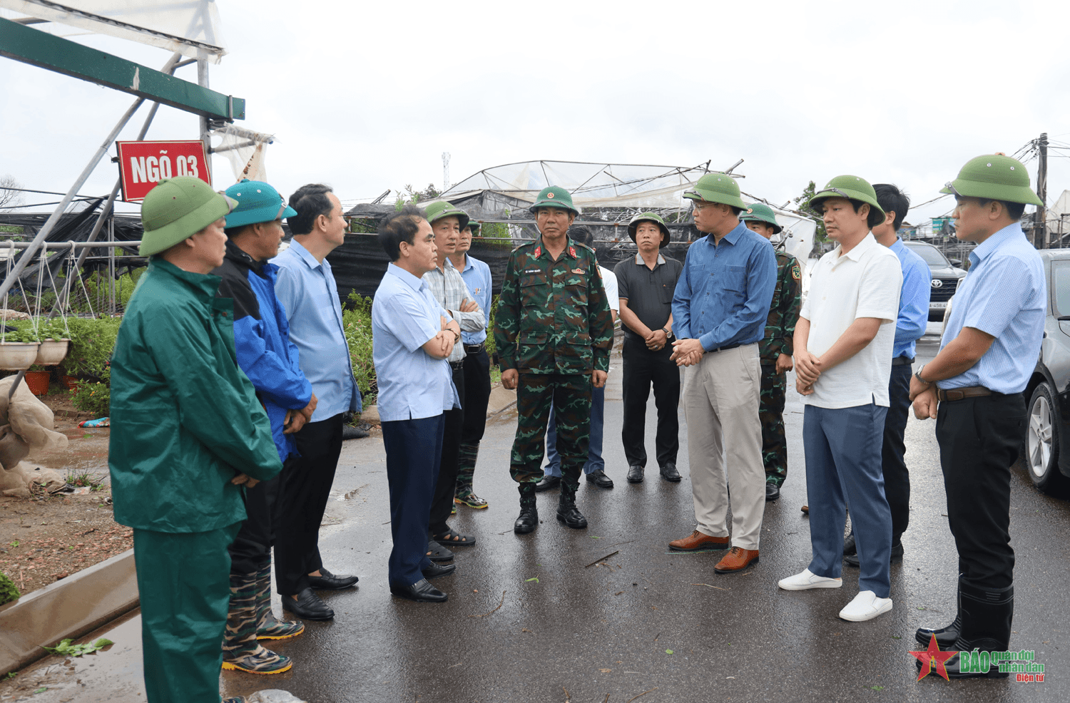 Bí thư Tỉnh ủy Hưng Yên kiểm tra, chỉ đạo công tác khắc phục hậu quả do bão số 3 gây ra