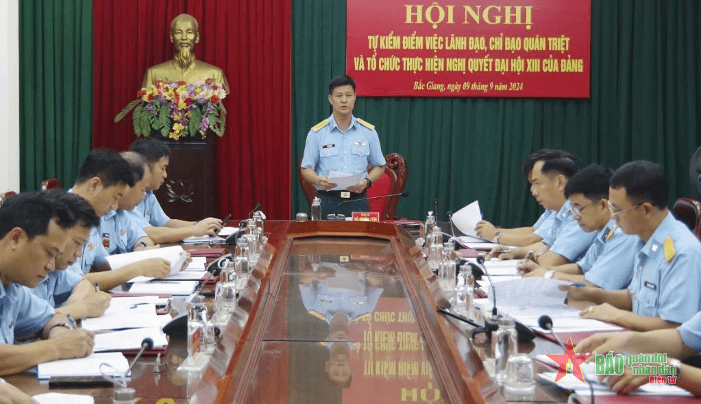 Hội nghị tự kiểm điểm việc lãnh đạo, chỉ đạo quán triệt và tổ chức thực hiện Nghị quyết Đại hội XIII của Đảng Sư đoàn 365