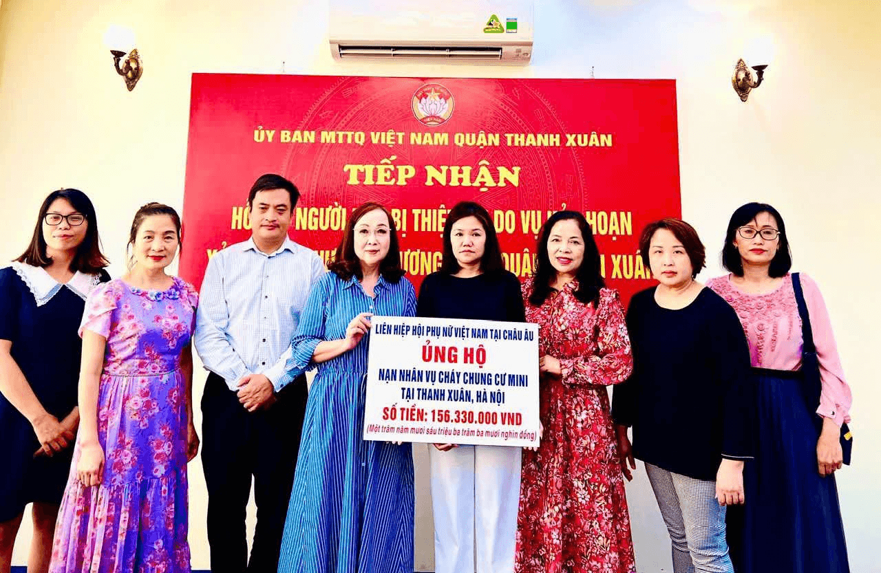 Liên hiệp Hội Phụ nữ Việt Nam tại châu Âu hướng về quê hương