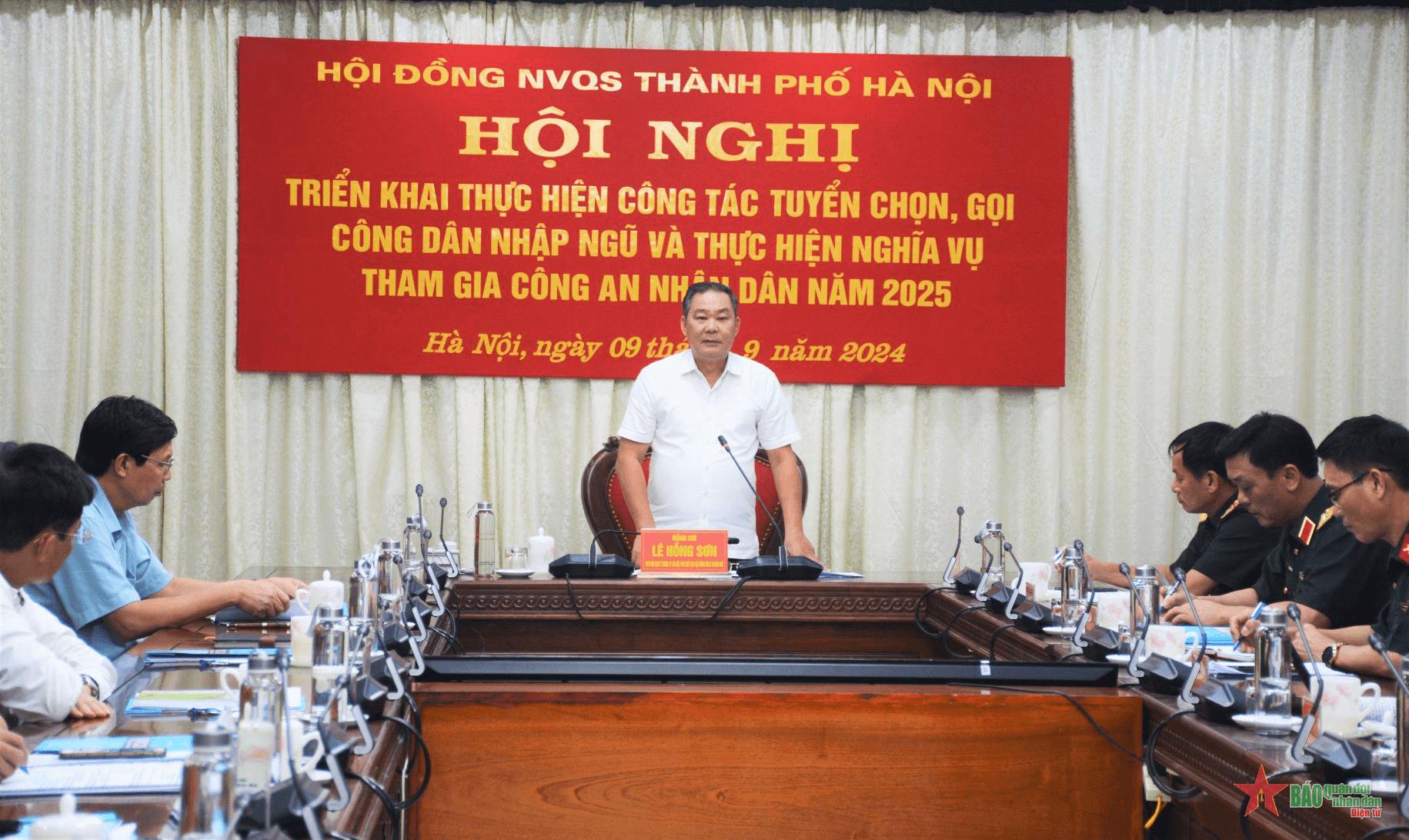 Thành phố Hà Nội triển khai thực hiện công tác tuyển quân năm 2025