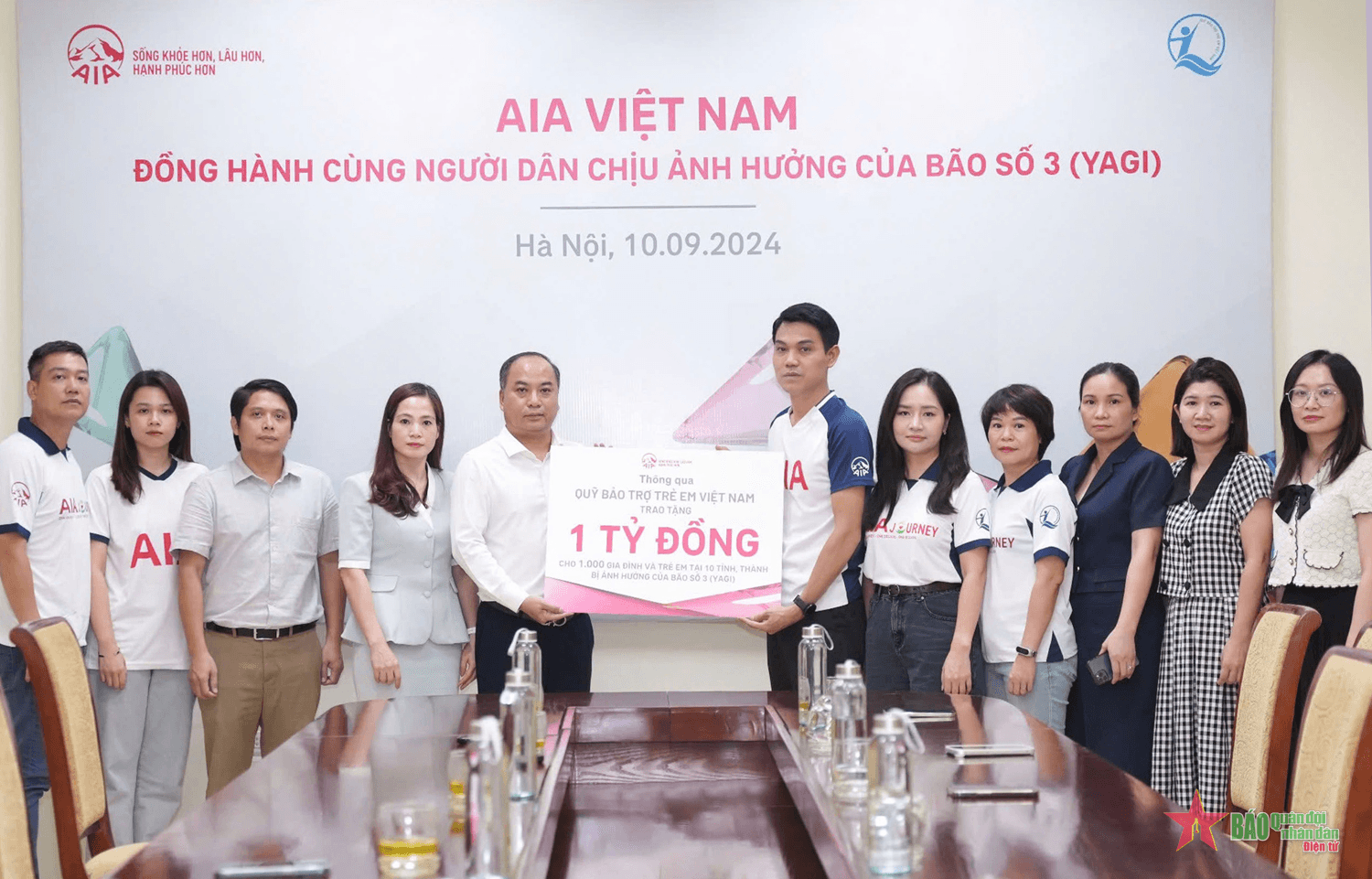 Hỗ trợ 1 tỷ đồng các gia đình và trẻ em chịu ảnh hưởng của bão số 3 (bão Yagi)