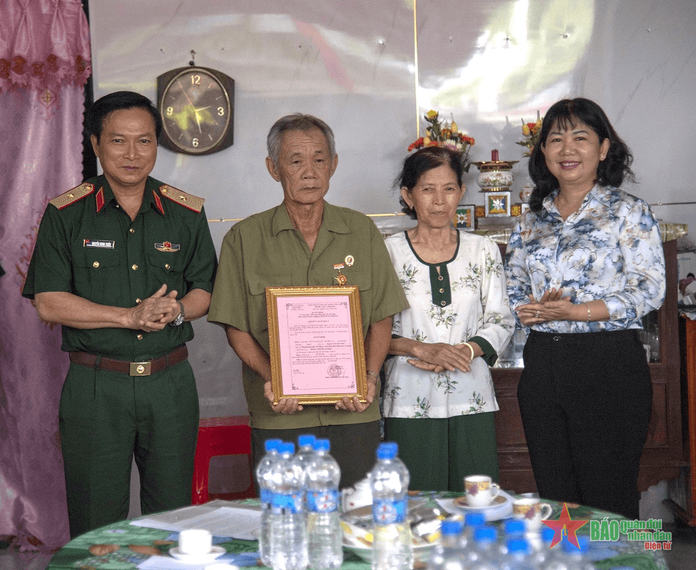 Quân khu 9 bàn giao nhà “Tình đồng đội” trên địa bàn tỉnh An Giang
