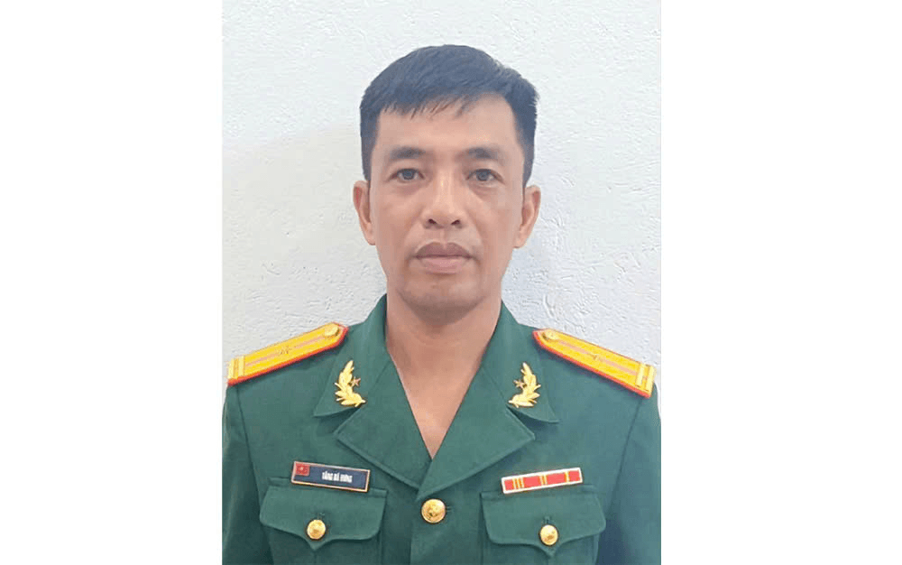 Thiếu tá QNCN Tăng Bá Hưng hy sinh khi thực hiện nhiệm vụ