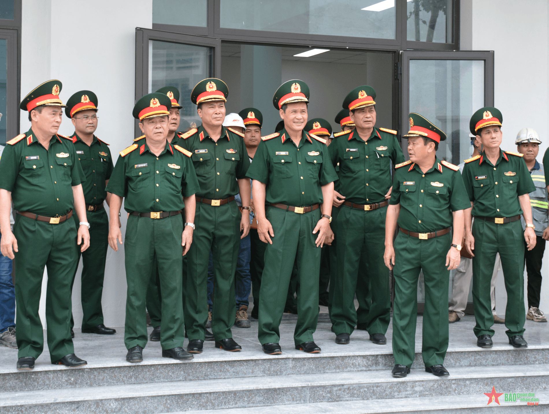 Thượng tướng Vũ Hải Sản kiểm tra xây dựng cơ bản tại Trung tâm 286