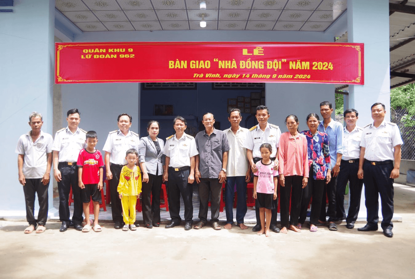 Lữ đoàn 962, Quân khu 9: Bàn giao nhà đồng đội tại tỉnh Trà Vinh