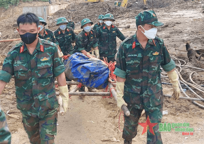 Lực lượng vũ trang tỉnh Lào Cai tìm được nạn nhân cuối cùng tại Nhà máy Thủy điện Nậm Lúc