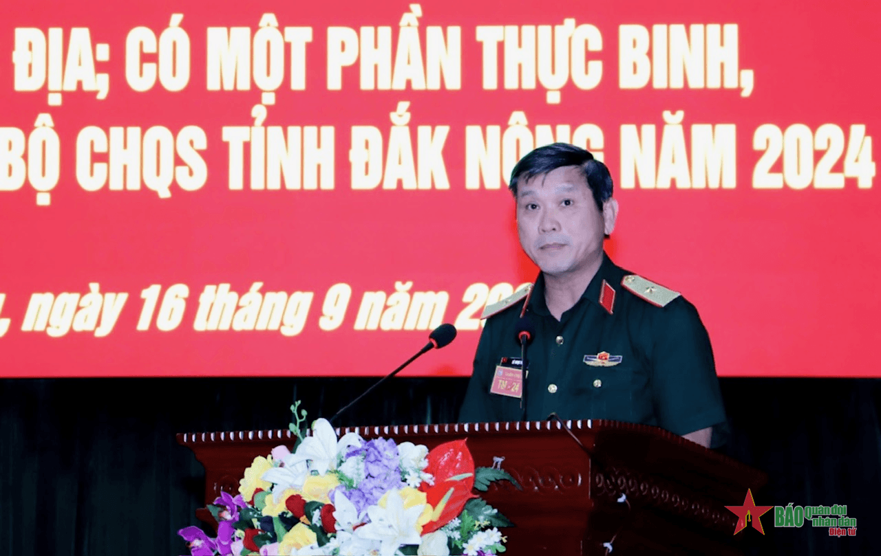 Đắk Nông khai mạc diễn tập chỉ huy tham mưu 1 bên 3 cấp trên bản đồ và ngoài thực địa, có thực binh