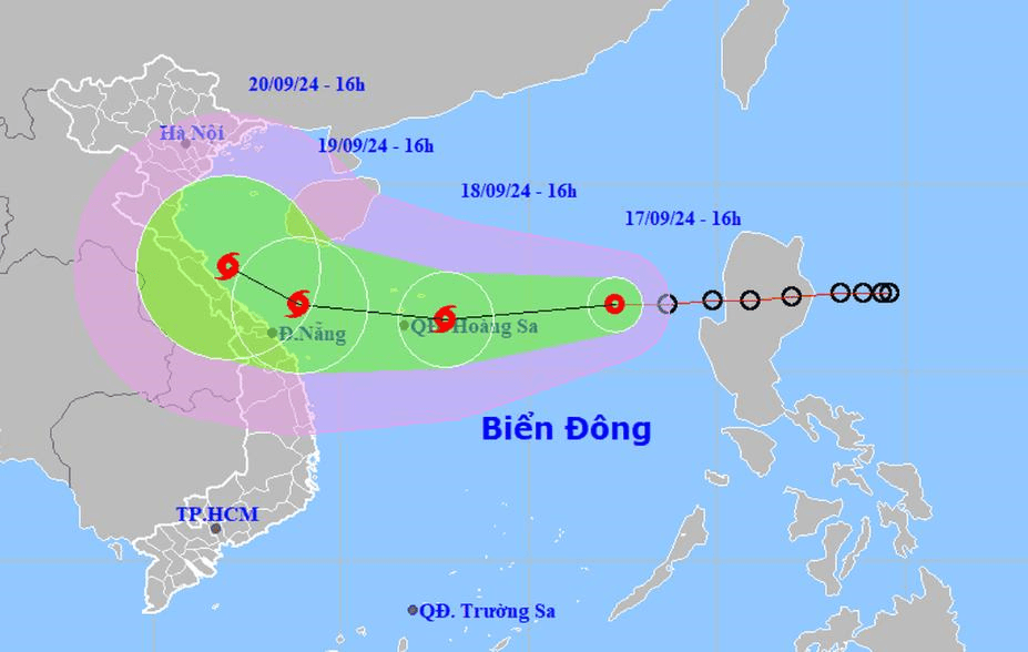 Áp thấp nhiệt đới sẽ ảnh hưởng tới khu vực biển từ Thanh Hóa - Quảng Ngãi
