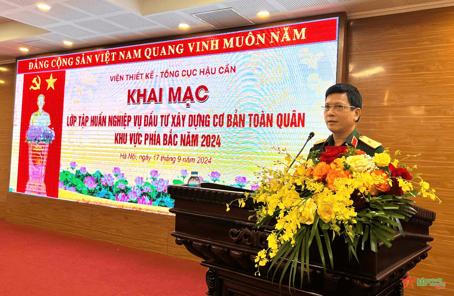 Viện Thiết kế (Tổng cục Hậu cần) tập huấn nghiệp vụ đầu tư xây dựng cơ bản toàn quân