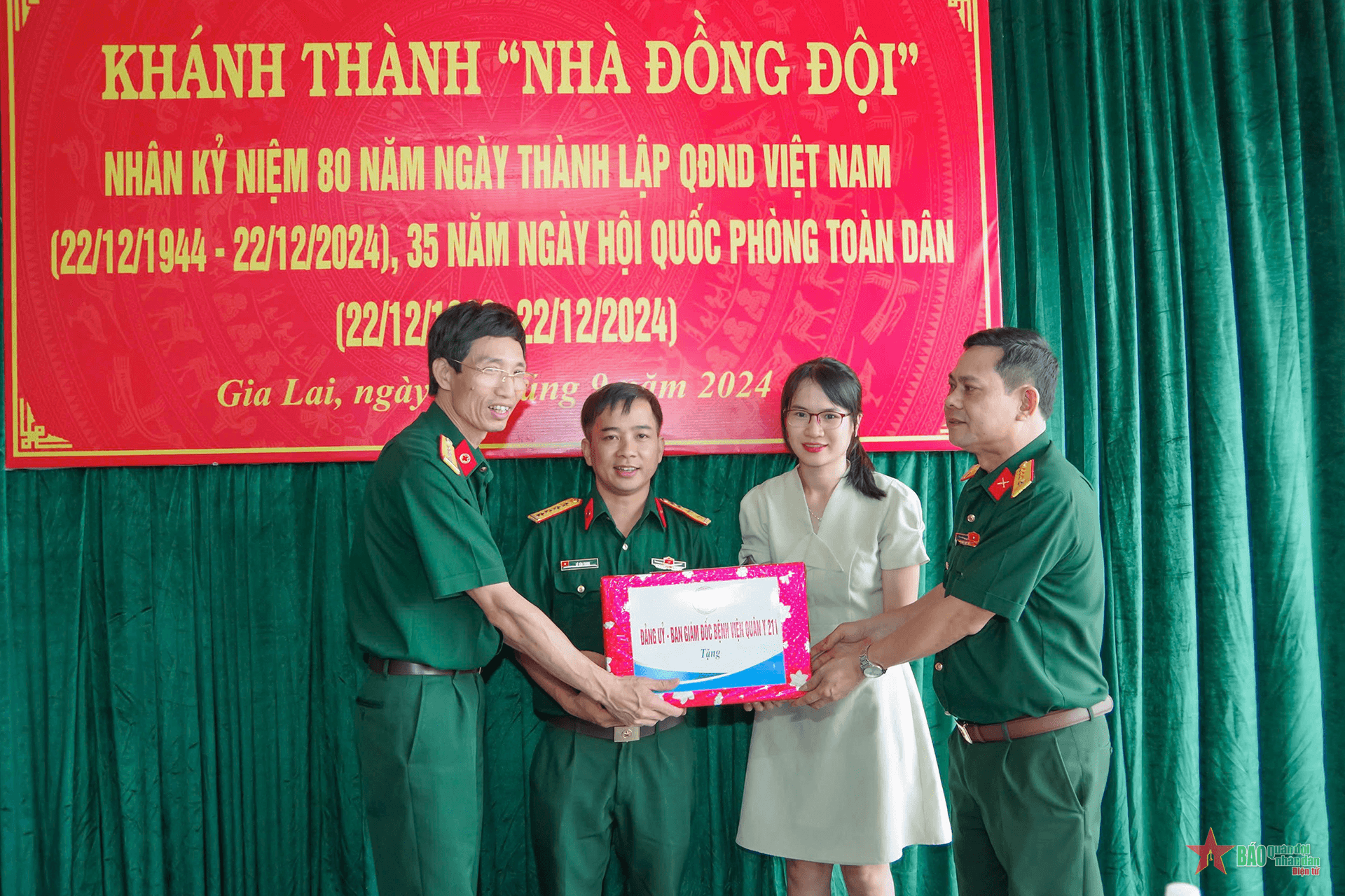 Bệnh viện Quân y 211 khánh thành Nhà đồng đội tặng quân nhân chuyên nghiệp