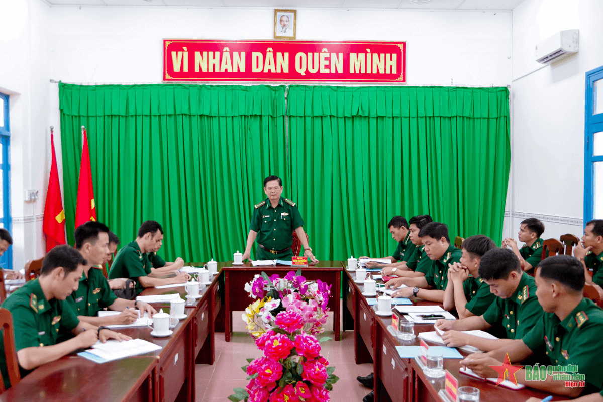 Bộ đội Biên phòng tỉnh Sóc Trăng kiểm tra toàn diện công tác Biên phòng năm 2024