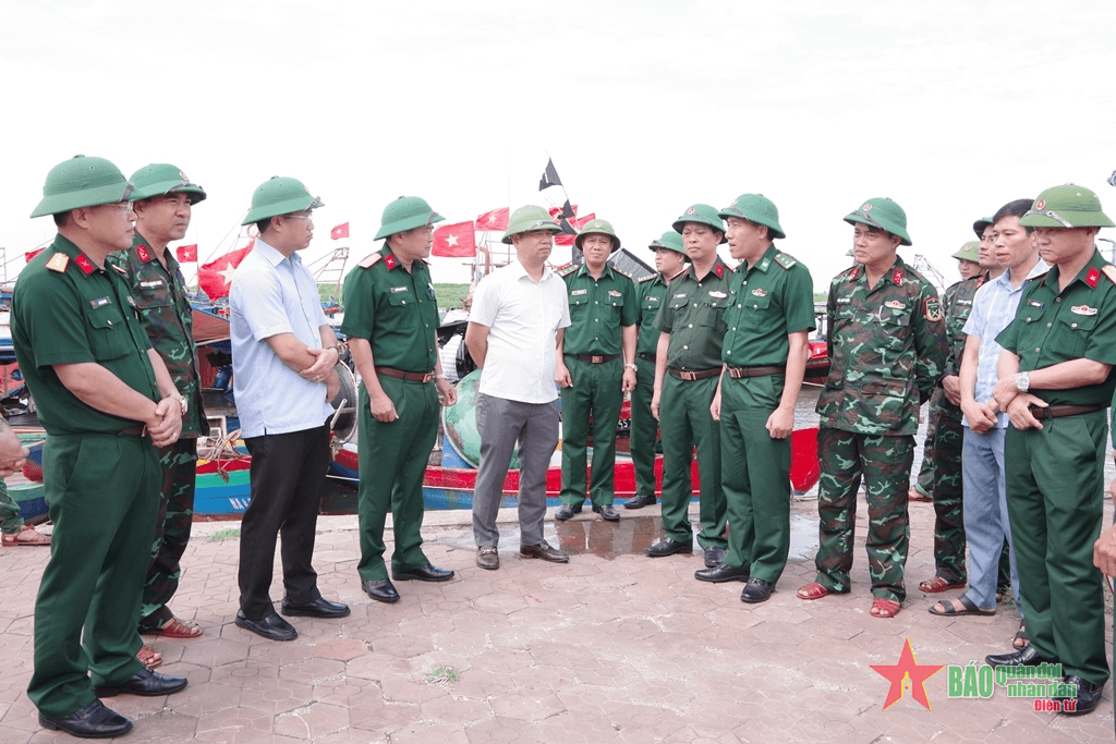 Quân khu 4 chỉ đạo các đơn vị ứng phó với áp thấp nhiệt đới
