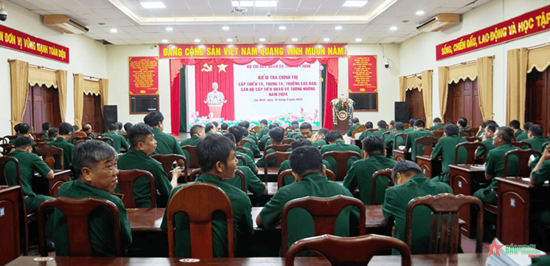 Bộ CHQS tỉnh Tây Ninh nâng cao chất lượng giáo dục chính trị cho đội ngũ sĩ quan