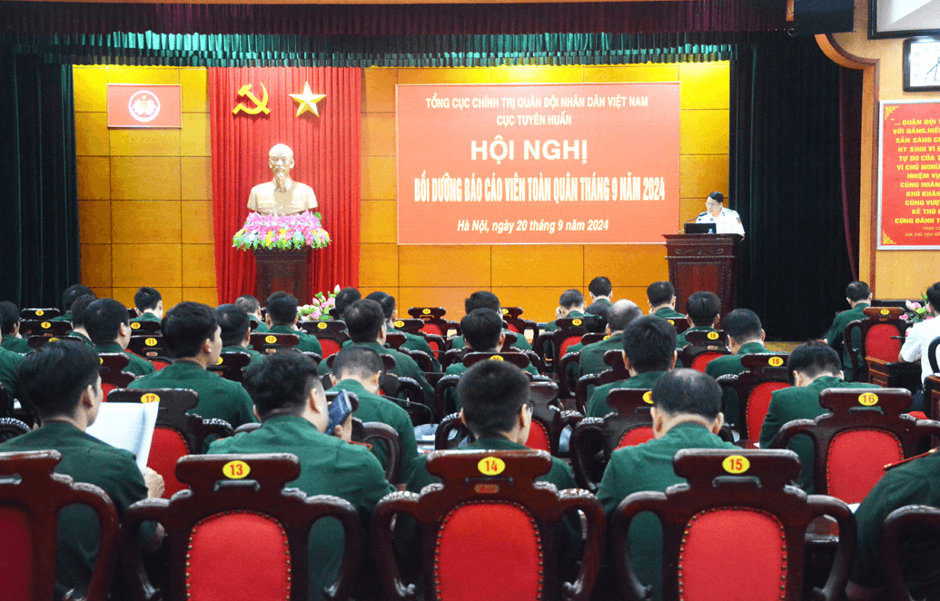 Hội nghị Báo cáo viên toàn quân tháng 9-2024