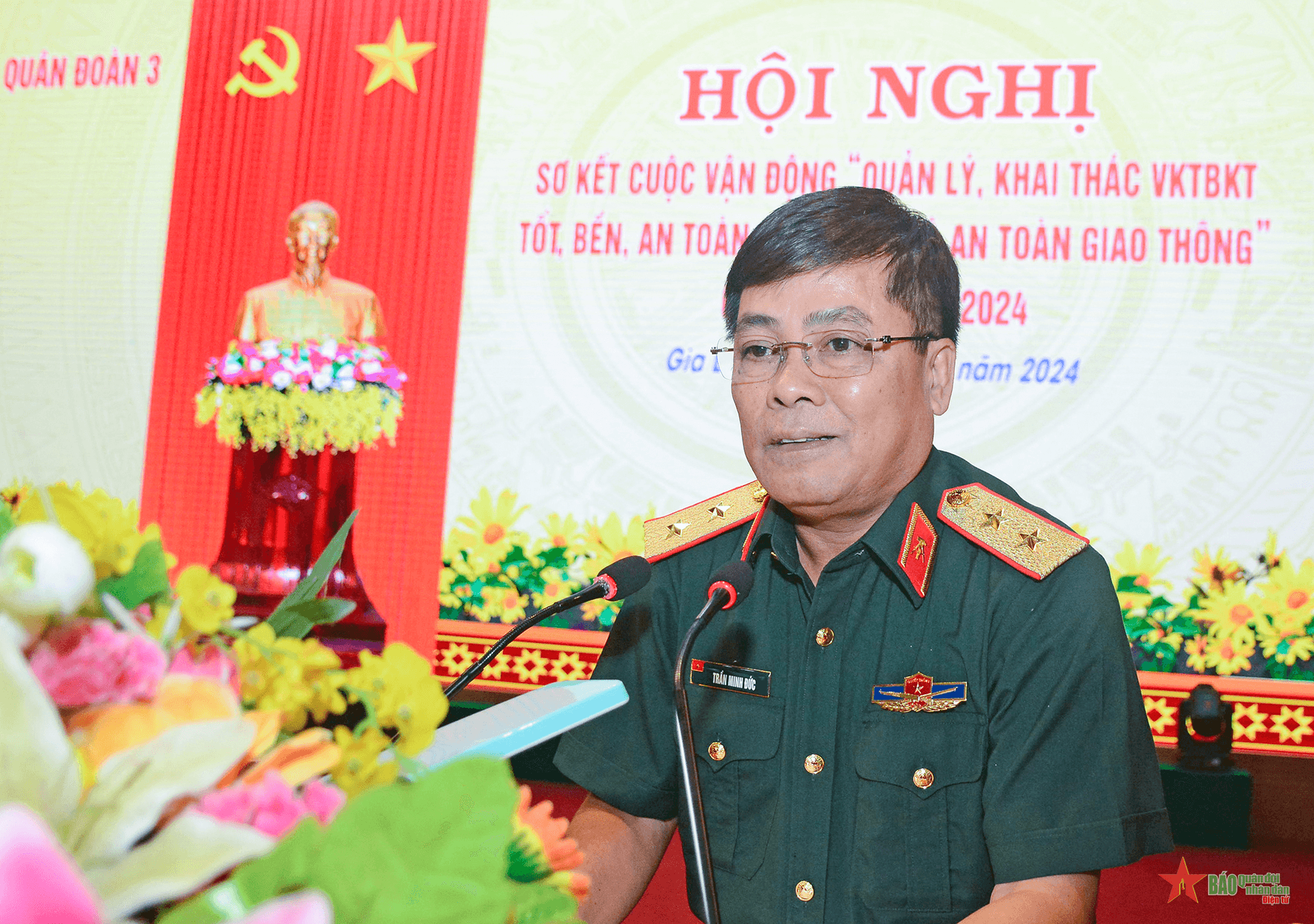 Quân đoàn 3 tổ chức Hội nghị sơ kết thực hiện Cuộc vận động 50

​