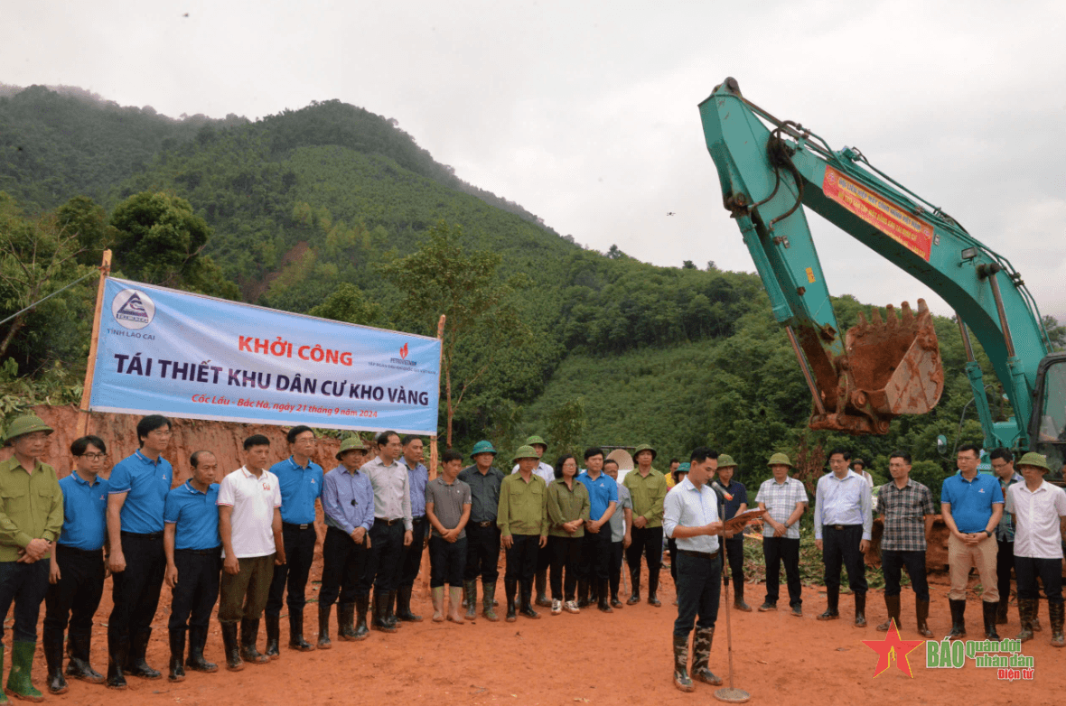 Lễ khởi công nghẹn ngào tại thôn Kho Vàng